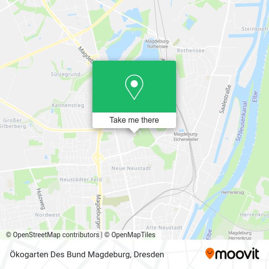 Карта Ökogarten Des Bund Magdeburg