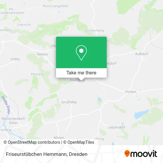 Карта Friseurstübchen Hemmann