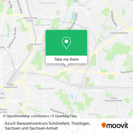 Карта Azurit Seniorenzentrum Schönefeld