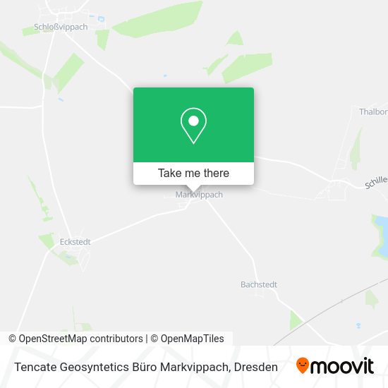 Карта Tencate Geosyntetics Büro Markvippach