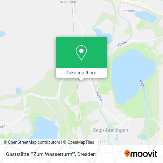 Карта Gaststätte ""Zum Wasserturm""