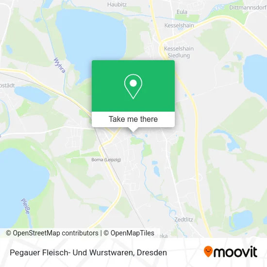 Карта Pegauer Fleisch- Und Wurstwaren