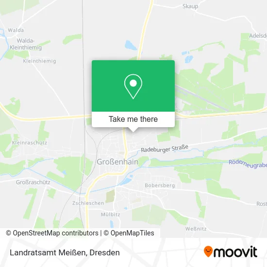 Карта Landratsamt Meißen