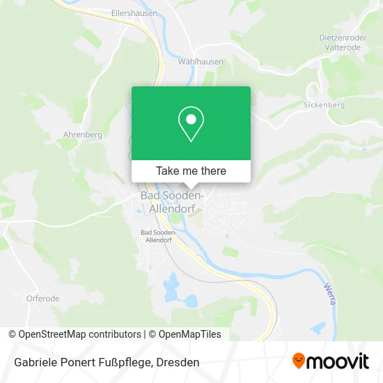 Карта Gabriele Ponert Fußpflege
