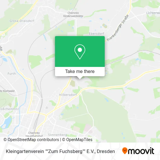 Карта Kleingartenverein ""Zum Fuchsberg"" E.V.