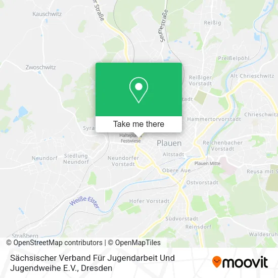 Карта Sächsischer Verband Für Jugendarbeit Und Jugendweihe E.V.