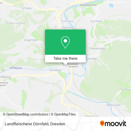 Карта Landfleischerei Dörnfeld