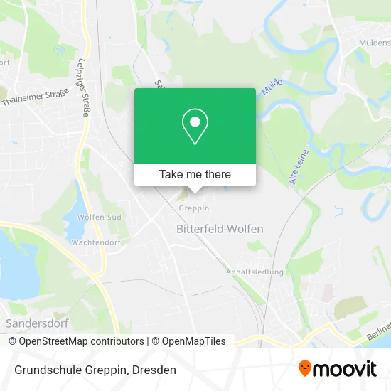 Карта Grundschule Greppin