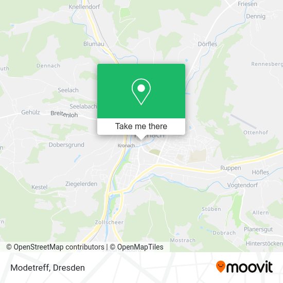 Карта Modetreff