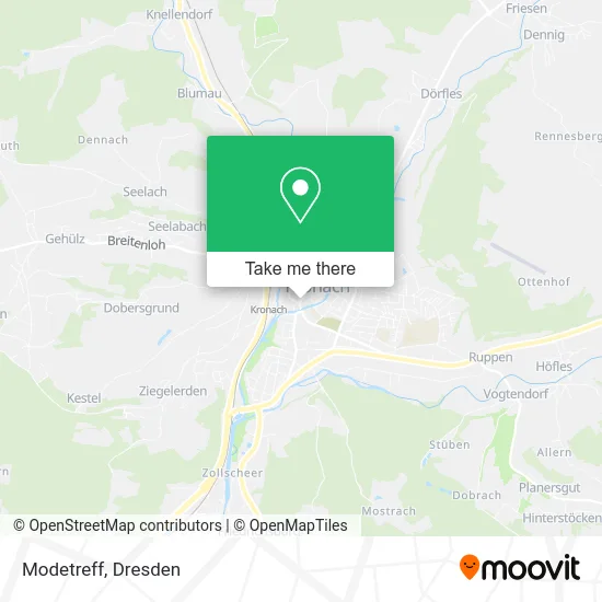 Карта Modetreff