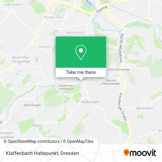 Карта Klaffenbach Haltepunkt