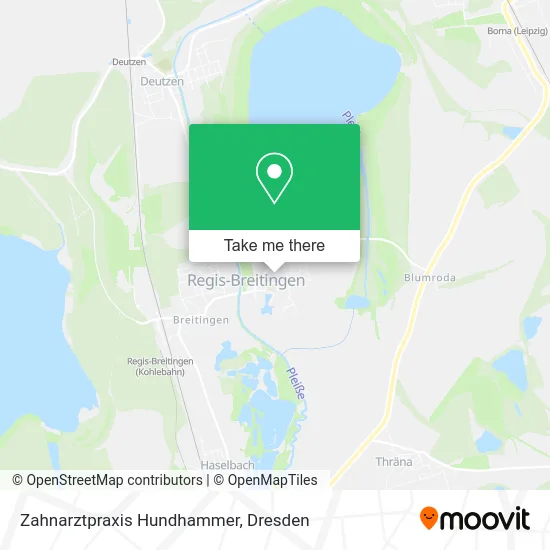 Карта Zahnarztpraxis Hundhammer