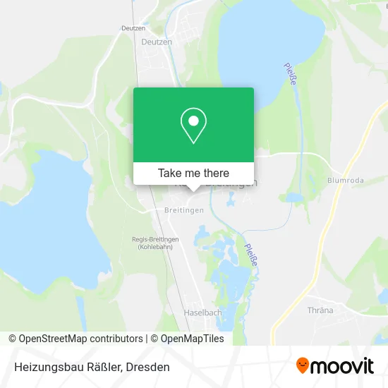 Карта Heizungsbau Räßler