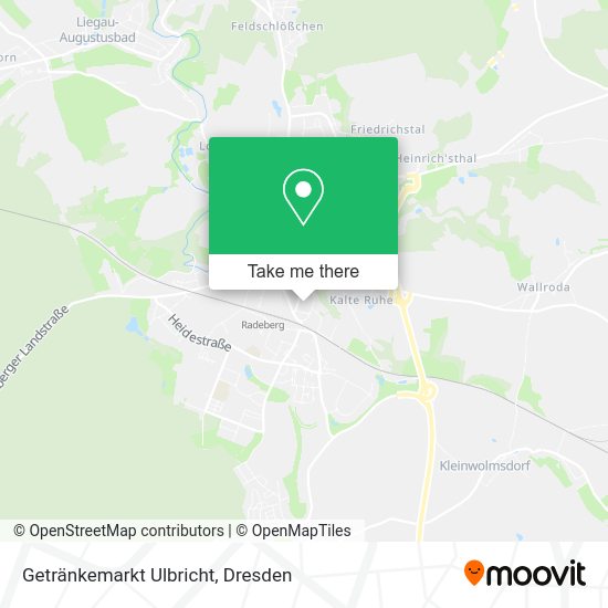 Карта Getränkemarkt Ulbricht