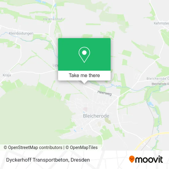 Карта Dyckerhoff Transportbeton