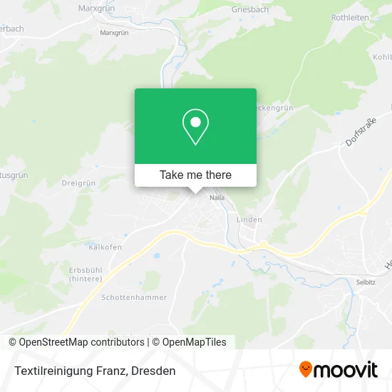 Карта Textilreinigung Franz