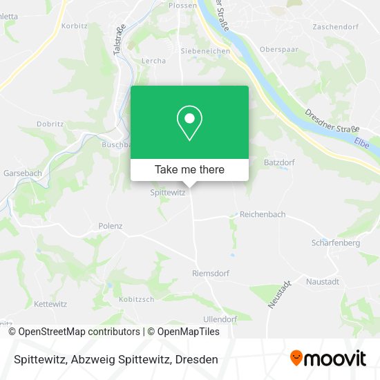 Карта Spittewitz, Abzweig Spittewitz