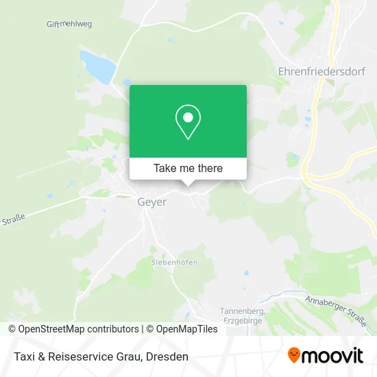 Карта Taxi & Reiseservice Grau