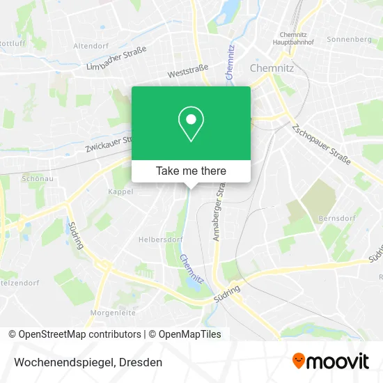 Карта Wochenendspiegel