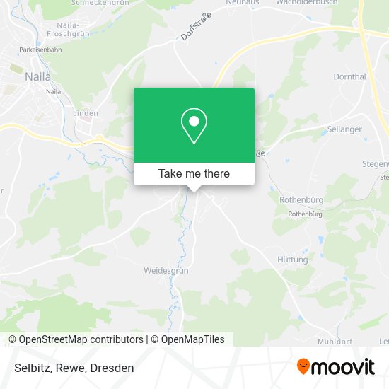 Карта Selbitz, Rewe