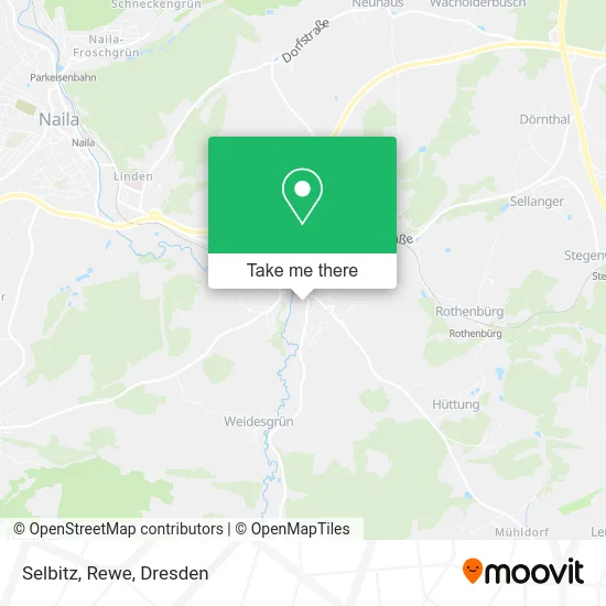 Карта Selbitz, Rewe