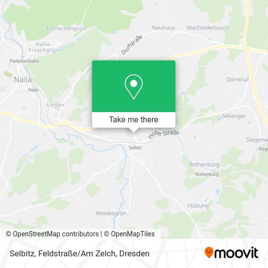 Карта Selbitz, Feldstraße/Am Zelch