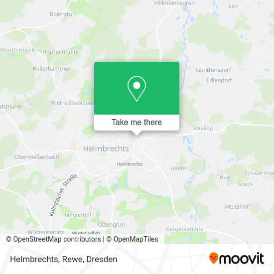 Карта Helmbrechts, Rewe