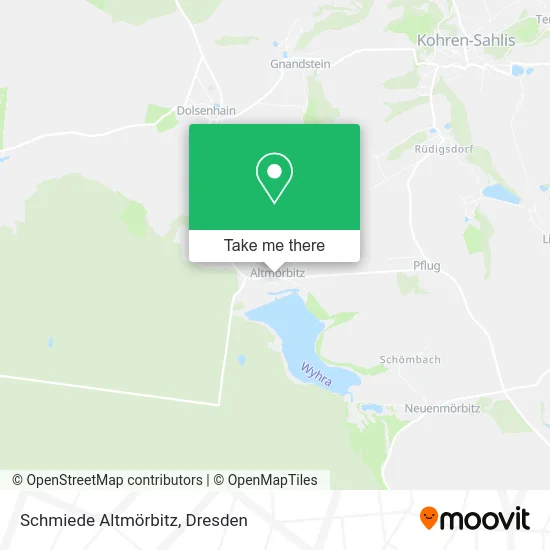 Карта Schmiede Altmörbitz