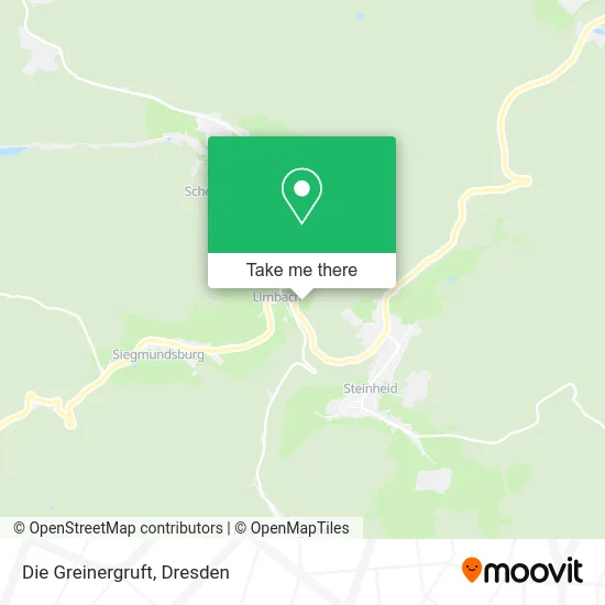 Карта Die Greinergruft