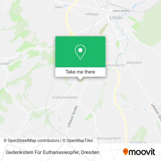 Карта Gedenkstein Für Euthanasieopfer