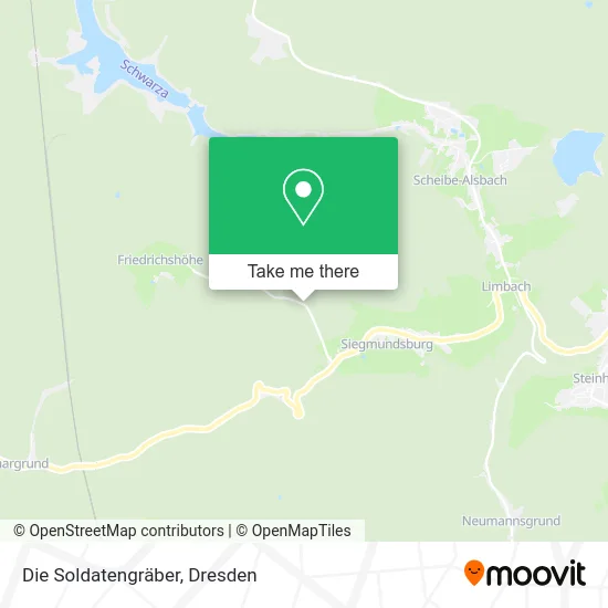 Карта Die Soldatengräber