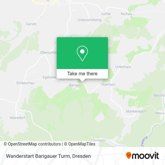 Карта Wanderstart Barigauer Turm