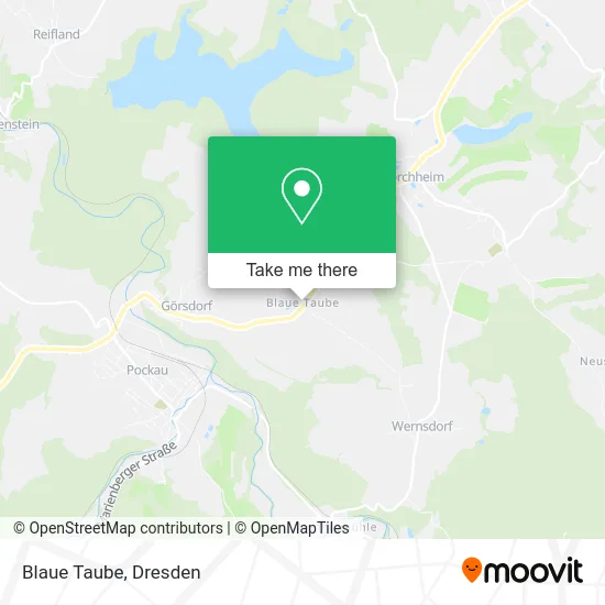 Карта Blaue Taube