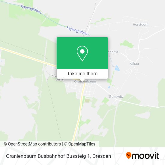 Карта Oranienbaum Busbahnhof Bussteig 1