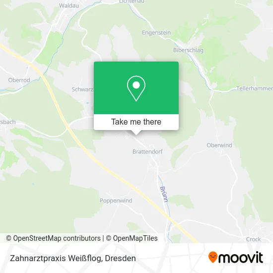 Карта Zahnarztpraxis Weißflog