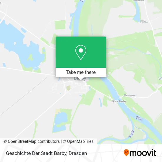 Карта Geschichte Der Stadt Barby