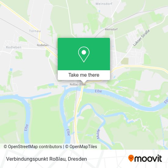 Карта Verbindungspunkt Roßlau