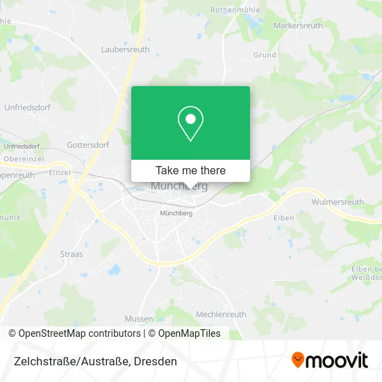 Карта Zelchstraße/Austraße