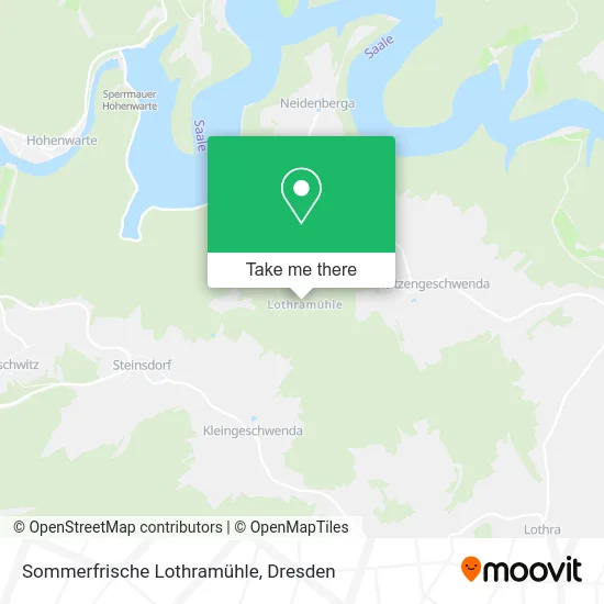 Карта Sommerfrische Lothramühle