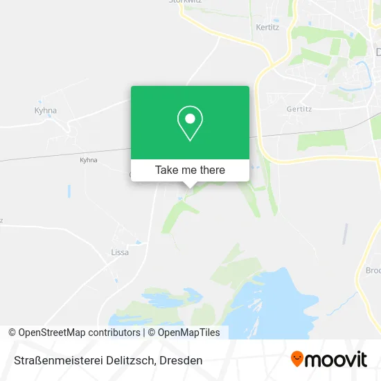 Карта Straßenmeisterei Delitzsch