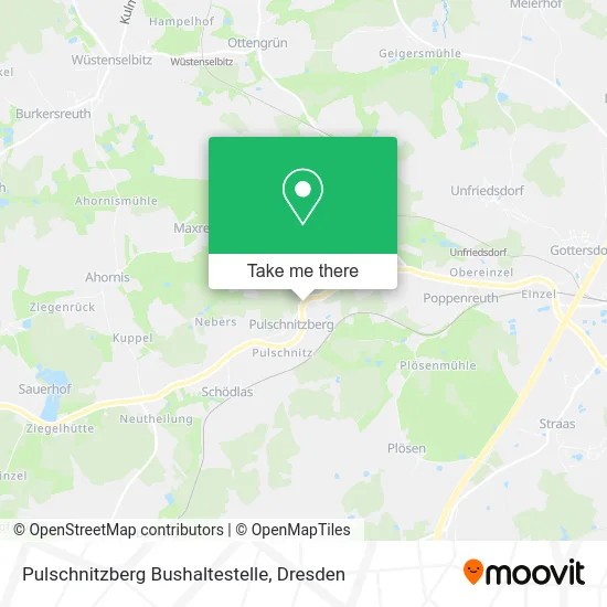 Карта Pulschnitzberg Bushaltestelle