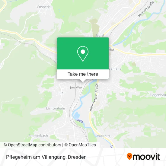 Карта Pflegeheim am Villengang