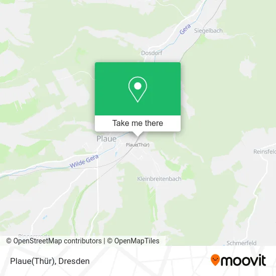 Карта Plaue(Thür)