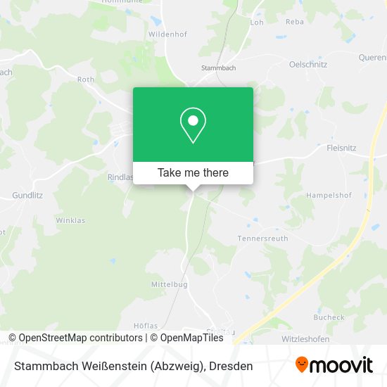 Карта Stammbach Weißenstein (Abzweig)