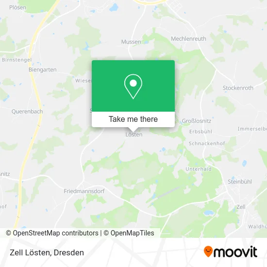 Карта Zell Lösten