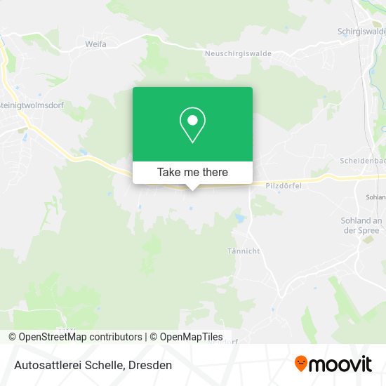 Карта Autosattlerei Schelle