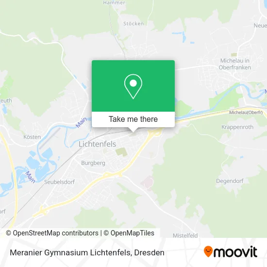 Карта Meranier Gymnasium Lichtenfels