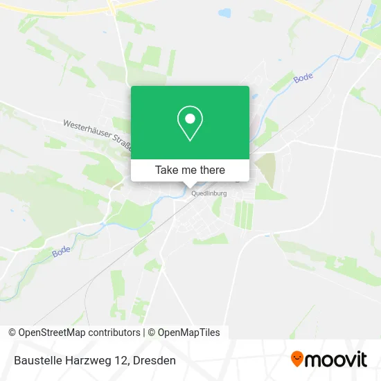 Baustelle Harzweg 12 map