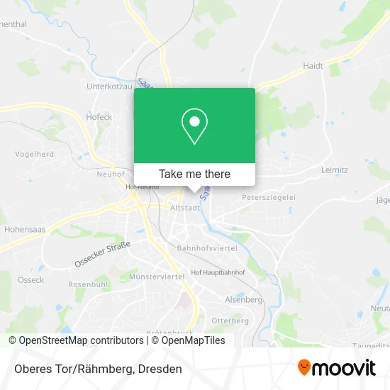 Карта Oberes Tor/Rähmberg
