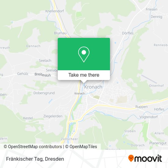 Карта Fränkischer Tag